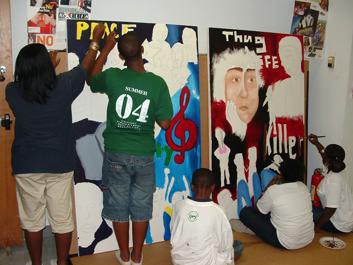 creating choices mural